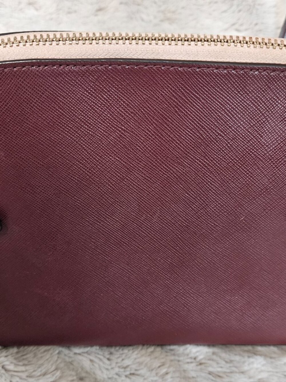 Kate Spade Staci Colorblock Dome Leather Crossbody Bag Rose Smoke/Pink {#817-3} - Picture 3 of 10